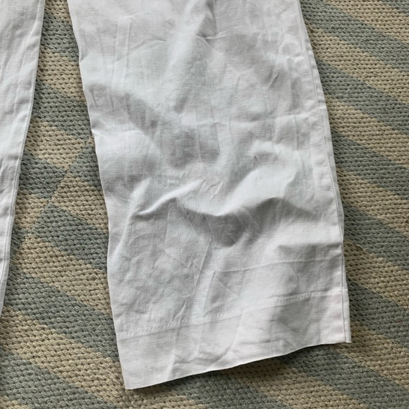 Banana Republic Wide Leg Linen Pants - Subtle Pleats - Picture 6 of 8